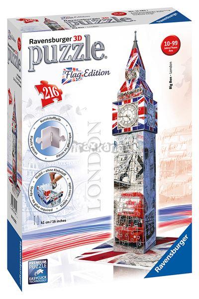 Puzzle Big Ben Vlajková edice 216d