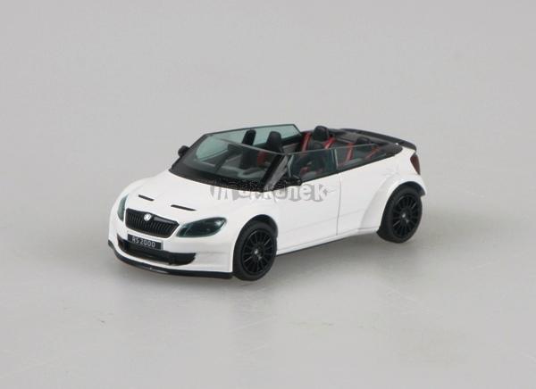 Škoda Fabia RS2000 Concept Car White/Black Steels - 1:43 model ABREX