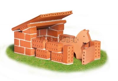 Teifoc Domek Horses - stáj - kreativní stavebnice