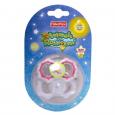 Svítící šidítko pro holky - night 6m - 2ks od Fisher Price FP 1414