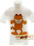 Tričko s potiskem krátký rukáv Garfield bílé 6 let